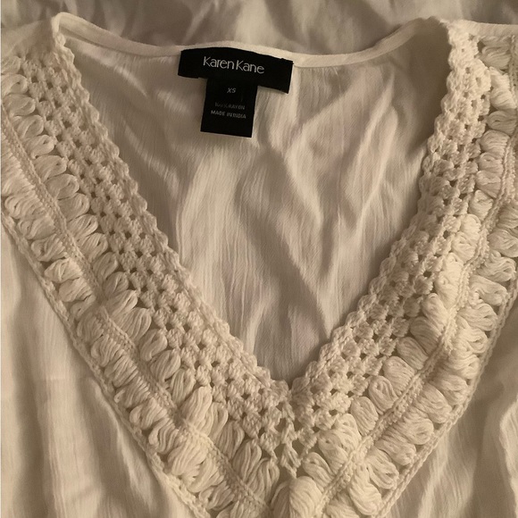 White Crochet Top - Picture 4 of 6